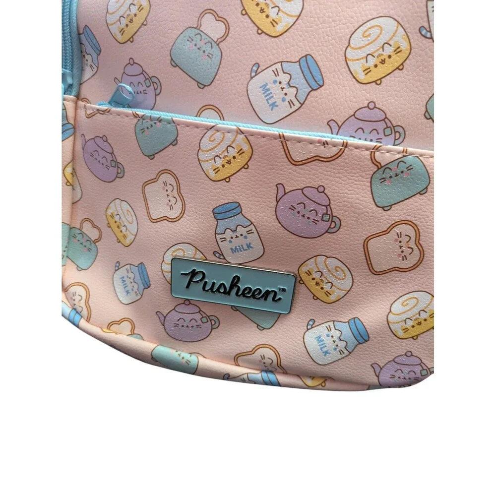 Pusheen Mini Backpack – Pink Breakfast Print, Claire’s Exclusive, New with Tags